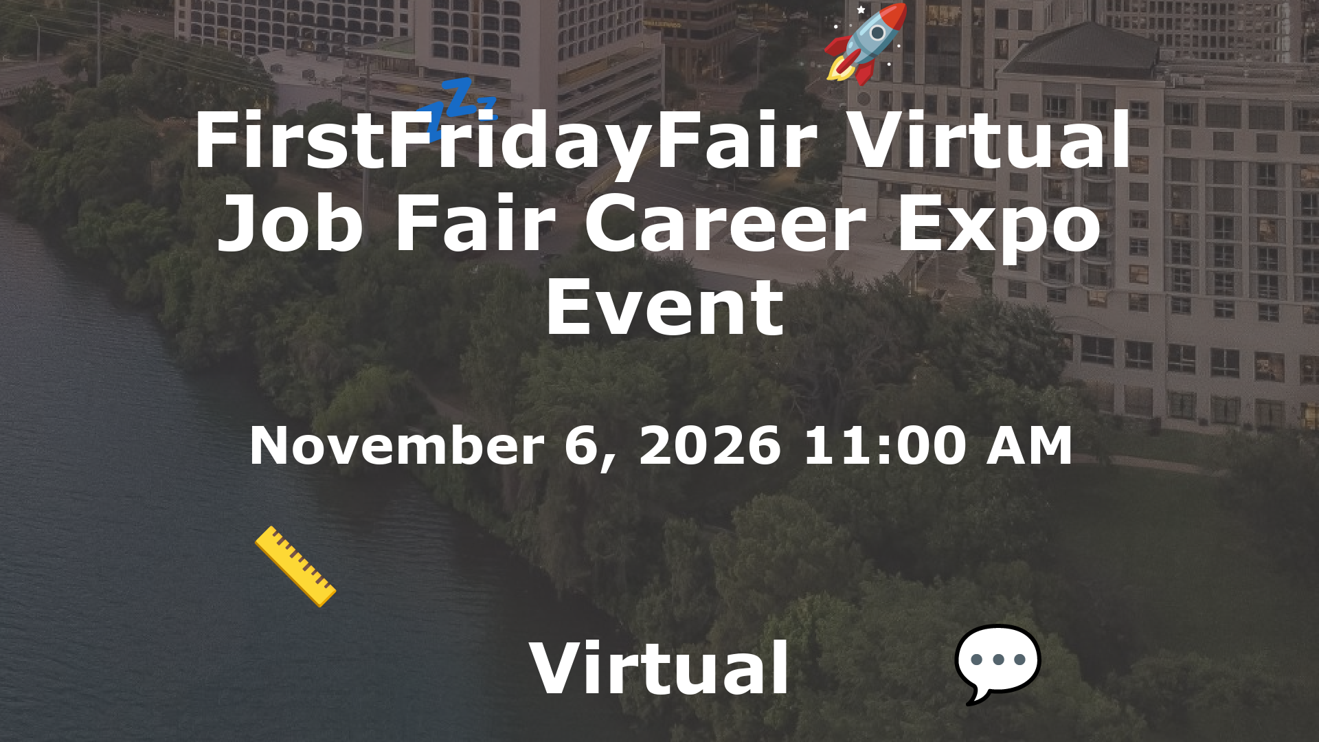 FirstFridayFair Virtual Job Fair Career Expo Event event image